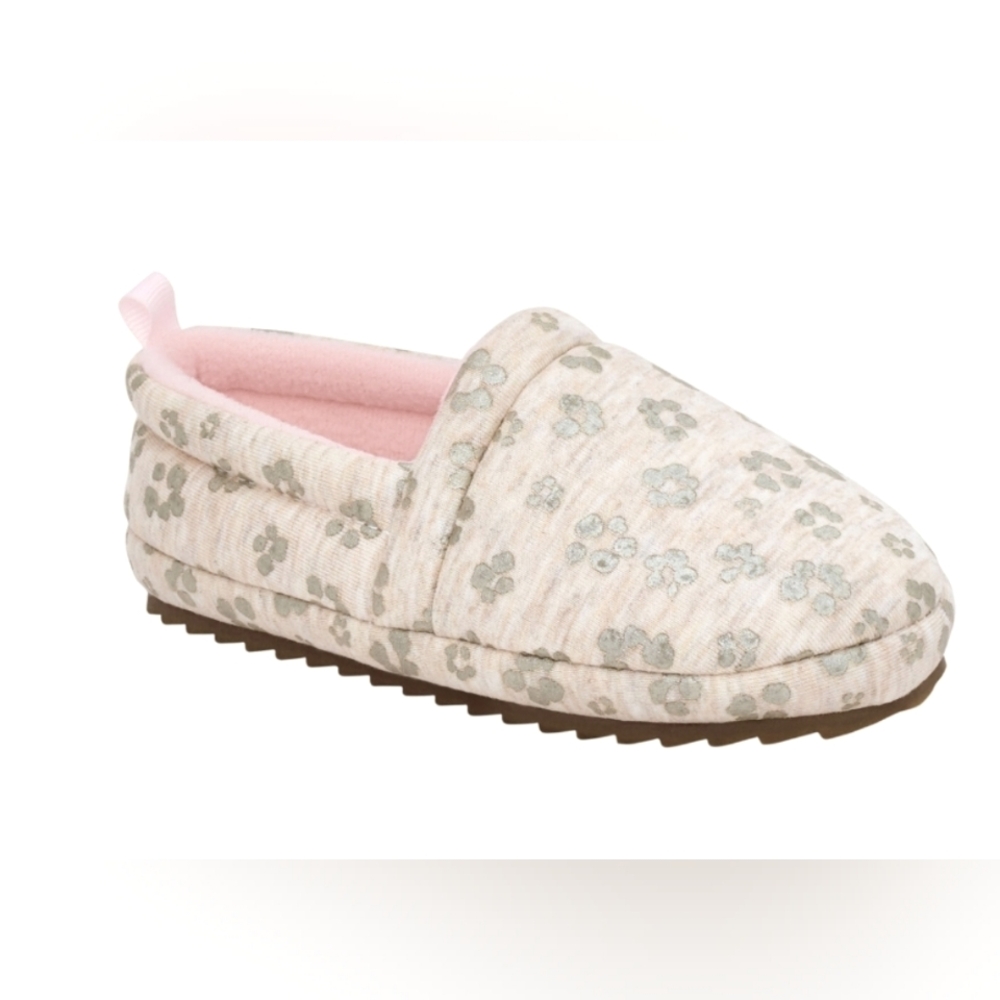 Girls Leopard Slipper Shoes